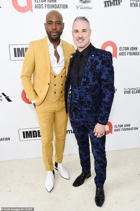 Karamo Brown, Pedro Pascal Kingsman Premiere, Queer Eye, Jordan 10, Viva Glam, Elton John, West Hollywood, Fashion Inspiration, Suit Jacket