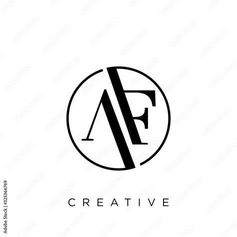 Download af logo design vector for company Stock Vector and explore similar vectors at Adobe Stock. Af Logo Design, Af Logo, Wedding Initials Logo, Arte Jazz, Wedding Initials, Initials Logo, Wedding Logos, Design Vector, Visual Design