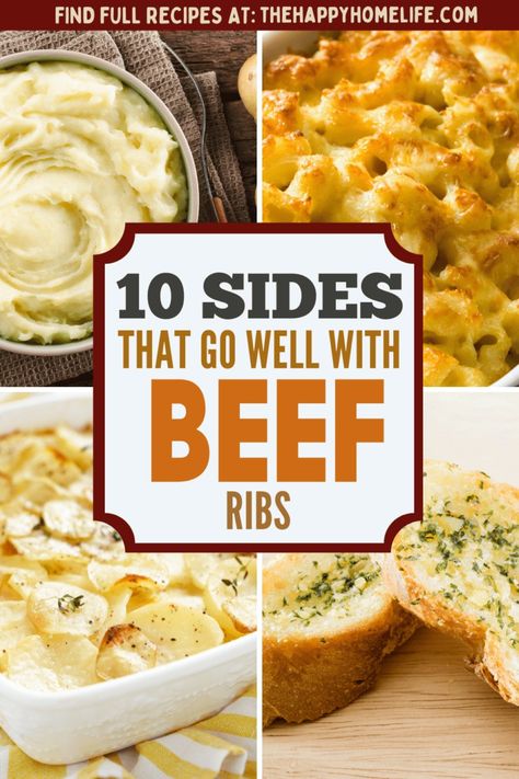 Beef Rib Side Dishes, Beef Short Ribs Side Dish, What To Serve With Short Ribs, Side Dishes For Short Ribs, Sides With Short Ribs, Beef Ribs Side Dishes, Short Rib Side Dishes, Sides For Short Ribs, Sides For Beef Ribs