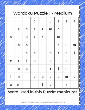 Wordoku Puzzle Easter History, Free Printable Puzzles, Logical Reasoning, Critical Thinking Activities, Science Puzzles, P Words, Reasoning Skills, Working Memory, Sudoku Puzzles