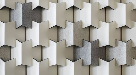 FilzFelt Module Design, Modular Walls, Acoustic Wall Panels, Parametric Design, Acoustic Wall, Cardboard Art, 3d Wall Panels, German Design, Basic Design