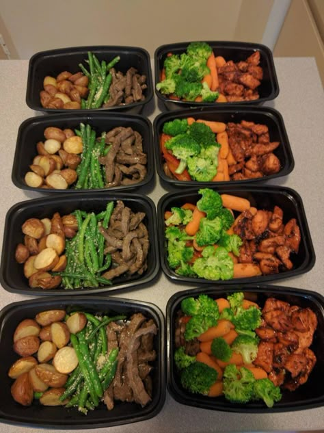 First time poster long time lurker here is char-siu chicken with steamed carrots/broccoli … | Healthy lunch meal prep, Lunch recipes healthy, Easy healthy meal prep Clean Meal Prep, Lunch Healthy, Resep Salad, Healthy Lunch Meal Prep, Meal Prep Clean Eating, Dinner Meal Prep, Resep Diet, Easy Healthy Meal Prep, Prepped Lunches