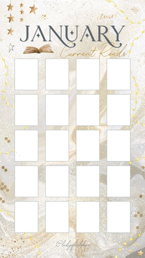 January Reading, Reading Template, Reading Journal Printable, Background Book, Instagram Story Background, Story Template Instagram, January Books, Book Review Template, Story Background