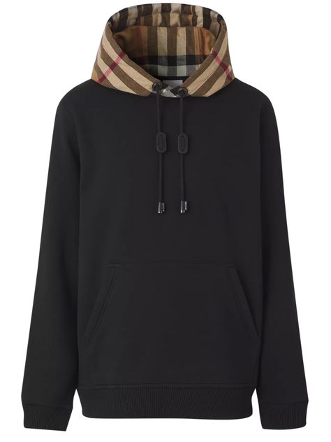 Shop or share your style of the product on ModeSens! Black cotton sweatshirt with long sleeves and Vintage Check patterned hood and leather details. It has a kangaroo pocket and ribbed edges. Burberry Sweatshirt, Burberry Hoodie, Burberry Sweater, Burberry Vintage, Casual Dress Shoes, Burberry Women, Burberry Men, Black Hoodie, Black Cotton