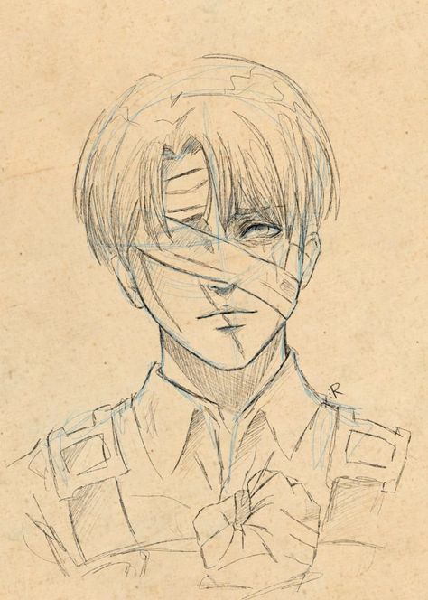 Levi Sketch, Levi And Erwin, Aot Characters, Captain Levi, Animation Art Sketches, Hottest Anime Characters, Attack On Titan Fanart, No Regrets, Attack On Titan Levi