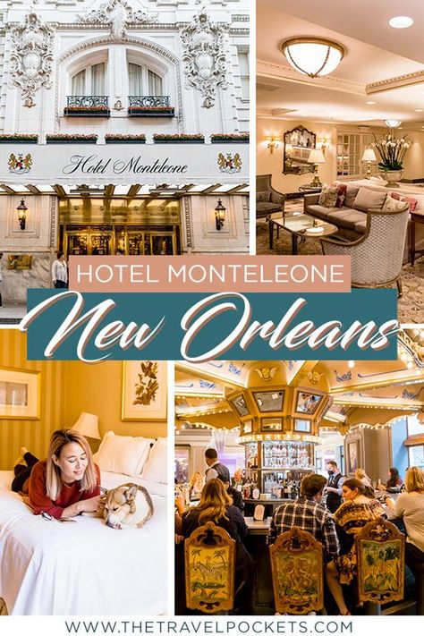 My Stay at the Historic and Haunted Hotel Monteleone in New Orleans - Travel Pockets Hotel Monteleone, Louisiana Travel, New Orleans Hotels, North America Travel Destinations, Haunted Hotel, New Orleans Travel, Travel Savings, Pet Friendly Hotels, Road Trip Fun