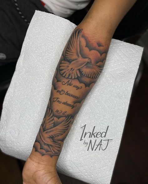 Pin by Raven Smith on ❥| RANDOM | Arm tattoos black, Forearm sleeve tattoos, Wrist tattoos for guys Tattoo Black Men, Cloud Tattoo Sleeve, Arm Tattoos Black, Casino Tattoo, Black Men Tattoos, Forearm Tattoo Quotes, Half Sleeve Tattoos Forearm, Outer Forearm Tattoo, Simple Forearm Tattoos