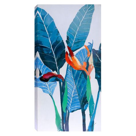 ArtMaison Canada Tropical I Acrylic Wall Art Painting Colorful Canvas Paintings, Painting Wall Decor, Painting Wall, Online Art Gallery, Print On Canvas, Art Materials, House Colors, Painting Prints, Canvas Fabric