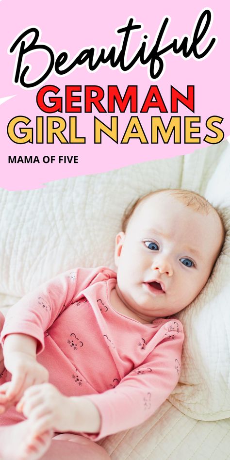 German Names Girl, German Girl Names, Dutch Girl Names, German Baby Girl Names, C Girl Names, Irish Girl Names, German Baby Names, List Of Girls Names, Cool Boy Names