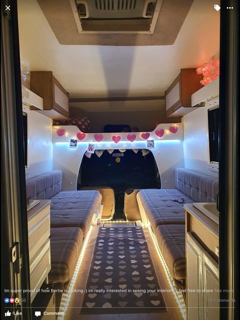 Bedford Bambi Camper Van, Bedford Bambi Interior, Bedford Bambi, Mini Motorhome, Glamping Business, Van Project, Mini Caravan, Tiny Camper, Campervan Interior