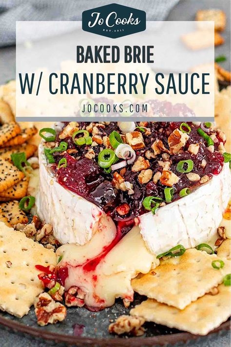 Savor the perfect blend of creamy and tart with this Baked Brie with Cranberry Sauce recipe! Ideal for holiday gatherings and easy to make. #BakedBrieDelight #CranberryCheeseLove Baked Brie With Cranberries, Brie With Cranberries, Baked Brie With Jam, Brie Recipes Appetizers, Brie Cheese Recipes, Baked Brie Recipe, Baked Brie Appetizer, Baked Brie Recipes, Brie Appetizer