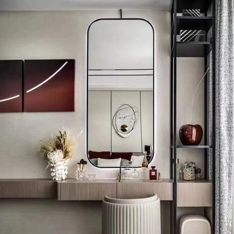 Dressing Table Designs ✨️ #dressingtabledesign #dressingroom #dressingtable #dressingtabledecor #homedesignsdworld #viralpost #fypシ゚viralシ2024fyp #explorepage Dressing Table Unit, Dressing Table Design Bedrooms, Manor Interior, Dressing Unit, Dressing Table Decor, Luxe Bedroom, Neoclassical Interior, Dressing Table Design, Hotel Room Design