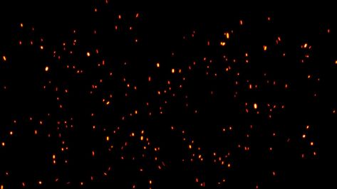 Burning orange hot sparks rise from fire seamless loop ,Fire Particles over black background Fire Particles, Fire Sparks, Dwarven Forge, Black Backdrops, Black Fire, Video Effects, The Burning, Free Stock Video, Black Background