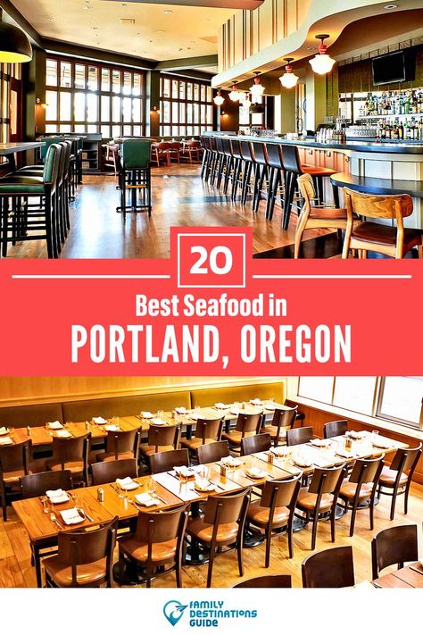 Best Seafood in Portland, OR Oregon Restaurants, Unique Cafe, Best Seafood Restaurant, Crab Boil, Seafood Restaurants, Family Destinations, Seafood Restaurant, Foodie Travel, Adventure Awaits