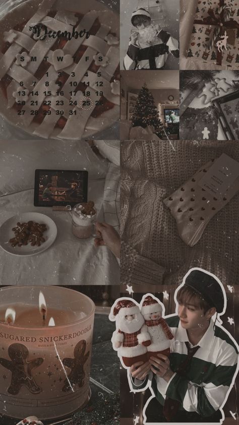 Kpop Christmas Wallpaper Aesthetic, Skz Xmas Wallpaper, Straykids Christmas Pfp, Bang Chan Christmas Wallpaper, Skz Wallpaper Christmas, Skzoo Christmas Wallpaper, Skz Core Aesthetic, Stray Kids Wallpaper Christmas, Christmas Kpop Wallpaper