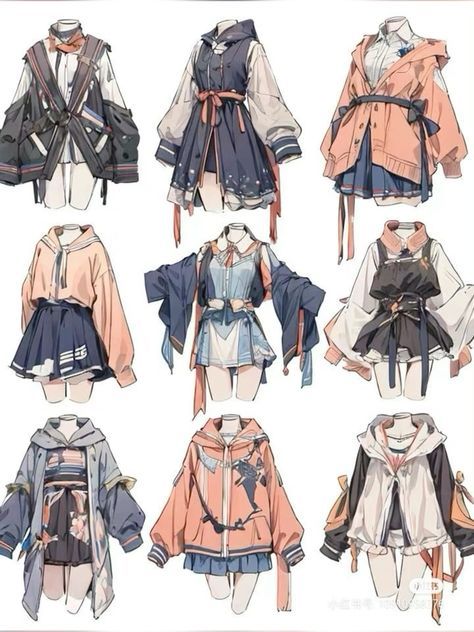 Character Clothing Ideas, Outfit Ideas Art Reference, Apocalypse Clothes, Character Outfit Ideas, Outfit Ideas Art, Genshin Outfits, Pencil Art Love, Animated Clothes, Manga Clothes