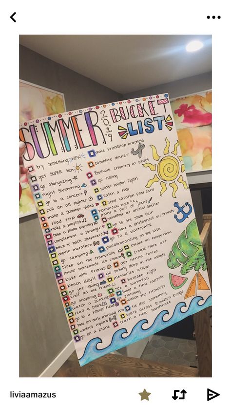 Summer Bucklist Poster, Steps Tattoo, Take It Day By Day, Summer Bucket List For Teens, Ultimate Summer Bucket List, Best Friend Bucket List, Bucket List For Teens, Summer Checklist, Bored Jar