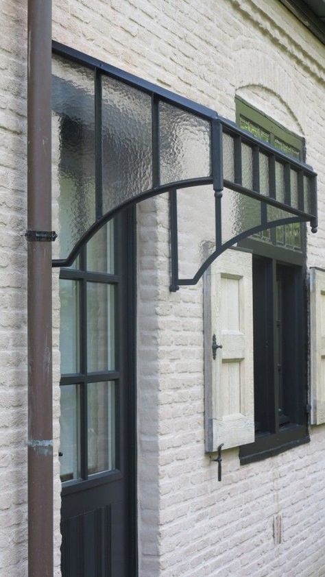 Wrought Iron Awning, Front Door Awning, Front Door Canopy, Porch Canopy, House Awnings, Metal Awning, Balcony Grill, Door Canopy, Canopy Design