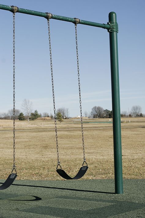 to this day, I don't pass up at chance to play on a swing set! here's to never growing up! Swings For Home, Swings Playground, Old Playground, Park Swings, Garden Swings, Apocalypse Landscape, Acoustic Guitar Photography, Playground Swings, Indoor Swing