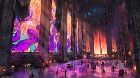 Fantasy Ballroom, Mistborn Fanart, Mistborn The Final Empire, Fae Realm, Brandon Sanderson Mistborn, Mistborn Series, The Way Of Kings, Brandon Sanderson, Fantasy Castle