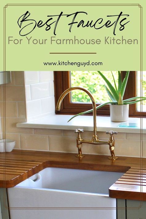 Farmhouse Faucet Kitchen, Farmhouse Kitchen Faucet Ideas, Kitchen Faucets Farmhouse, Kitchen Faucet Ideas, Affordable Farmhouse Kitchen, Vintage Kitchen Faucet, European Farmhouse Kitchen, Farmhouse Faucet, Farmhouse Sink Faucet