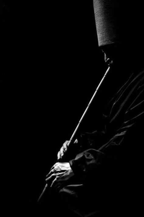 Sufi music Whirling Dervish, Black White Photos, Rumi, Shades Of Black, Light And Shadow, Figure Drawing, Black And White Photography, Islamic Art, In The Dark