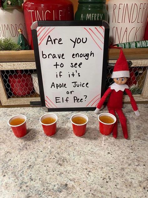 Elf On The Shelf Pet Ideas, Elf Ideas Easy, Bad Elf, Elf Funny, Elf Magic, Awesome Elf On The Shelf Ideas, Elf Activities, Xmas Elf, Elf Antics