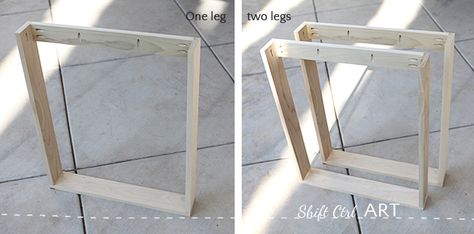 Ikea Desk Legs, White Modern Desk, Modern White Desk, Diy Wood Desk, Kids Desk Storage, Desk Ikea, Diy Desk Plans, Cheap Desk, Diy Furniture Cheap