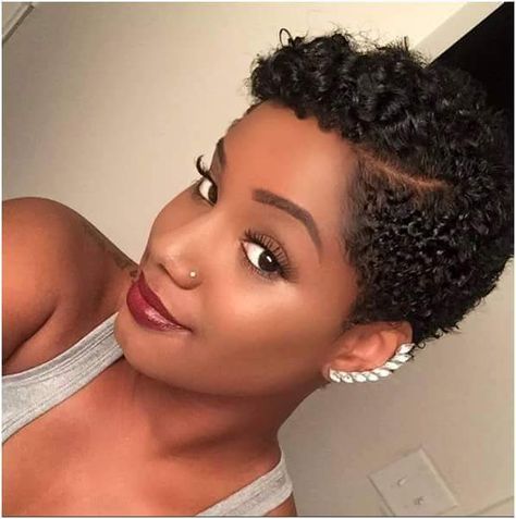 Cute. Cute TWA. See more #naturalhairstyles like this at http://new2natural.com Big Chop Hairstyles, Hairstyles Formal, Curl Routine, Twa Hairstyles, Natural Hair Cuts, Natural Hair Short Cuts, Hairstyles Prom, Hairstyles Ponytail, American Hairstyles