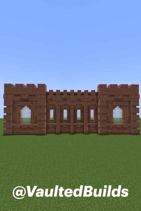 Minecraft Armor Room Ideas, Window Designs Minecraft, Minecraft Big Window Design, Minecraft Granite, Minecraft Armor Room, Minecraft Window Ideas, Mc Ideas, Minecraft Medieval, Minecraft Plans