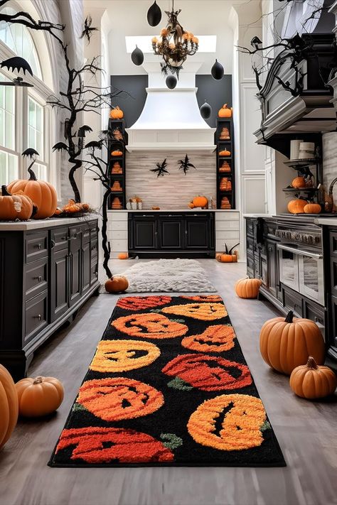 Widely Used Bathroom Rug: This bathroom mat can be placed in the bathroom bedroom hallway living room and kitchen. Which will make your home full of fall Halloween.
Non-Slip Bath Mat: This bath mat non-slip bottom is made of durable TPR material that is skid resistant to keep in place well. Place mat on clean and dry floor only, Cause slippage! Long Bath Mat, Thanksgiving Home Decor, Fall Bathroom, Halloween Bathroom, Long Bath, Season Decor, Black Pumpkin, Harvest Thanksgiving, Fall Thanksgiving Decor