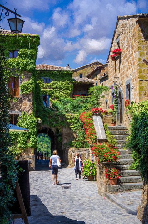 Civita di Bagnoregio, Umbria_ Italy Italy Villages, Umbria Italy, Michigan Travel, Venice Travel, Arizona Travel, Mountain Homes, Italy Photo, Us National Parks, Stone Houses