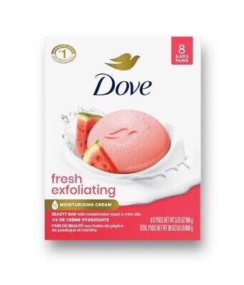 ad eBay -   Dove Fresh Exfoliating Beauty Bar With Watermelon Seed & Mint Oils Soap 8 Count. Watermelon Shampoo, Watermelon Soap, Dove Bar Soap, Dove Soap, Watermelon Seed, Clean Bathtub, Mint Oil, Watermelon Seeds, Face Products