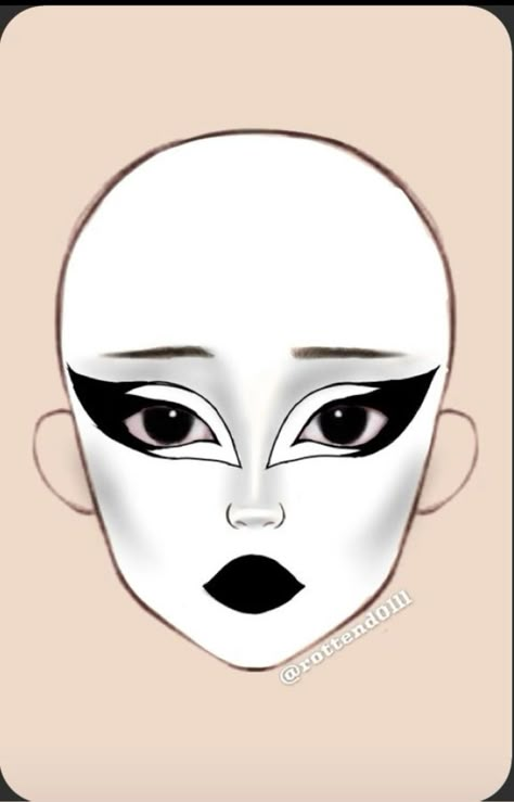 Bat Makeup, Goth Makeup Looks, Ig Makeup, Trad Goth Makeup, Goth Eye Makeup, Corpse Paint, Punk Makeup, Makeup Drawing, Trad Goth