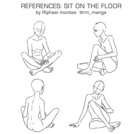 Sitting Pose Reference, Drawing Body Poses, Character Poses, Figure Drawing Reference, Body Drawing, Body Poses, Drawing Lessons, Art Poses, Anime Poses Reference