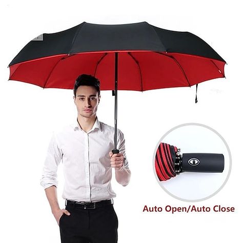 Windproof Umbrella, Large Umbrella, Golf Umbrella, Automatic Umbrella, Travel Umbrella, Rain Protection, Rain Umbrella, Umbrellas Parasols, Folding Umbrella