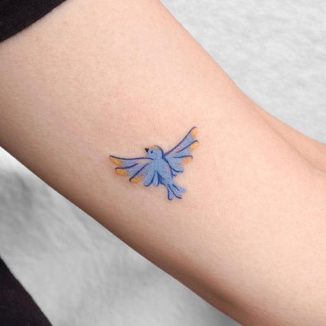 SOL TATTOO STUDIO on Instagram: “Blue Bird Tattoos (1-6) 💙 Studiobysol _ @eden_tattoo_ #studiobysol #birdtattoo #colortattoo #새타투” Bluebird Tattoo, Bird Tattoos For Women, Earthy Tattoos, Embroidery Tattoo, Bird Tattoos, Sibling Tattoos, Weird Tattoos, Bird Tattoo, Unique Tattoo Designs