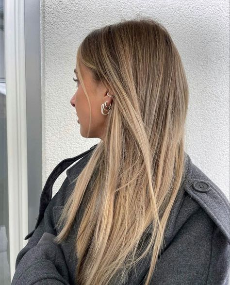 Blonde Light Brown Hair, Balyage Long Hair, Light Brunette Hair, Perfect Blonde Hair, Summer Blonde Hair, Blonde Ambition, Blonde Hair Transformations, Brown Hair Inspo, Brunette Hair With Highlights