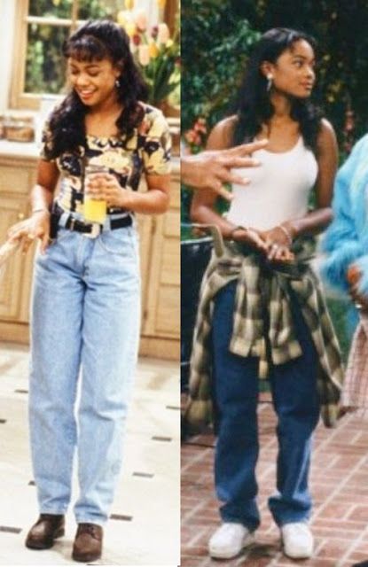 Tendências que voltaram Um Maluco no Pedaço, Ashley tenis branco Gypsycore Fashion, New York Winter Fashion, Black 90s Fashion, Tatyana Ali, Ashley Banks, Look 80s, 90’s Outfits, 90s Inspired Outfits, New York Winter