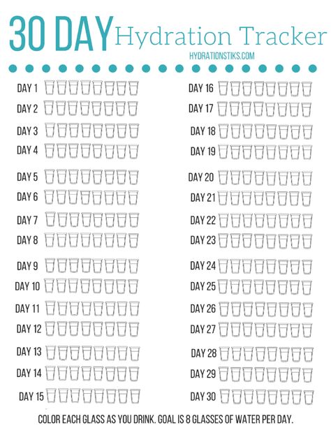 Water Intake Chart, Water Tracker Printable, Hydration Challenge, Hydration Tracker, Diet Tracker, Water Challenge, Water Per Day, Tracker Free, To Do Planner