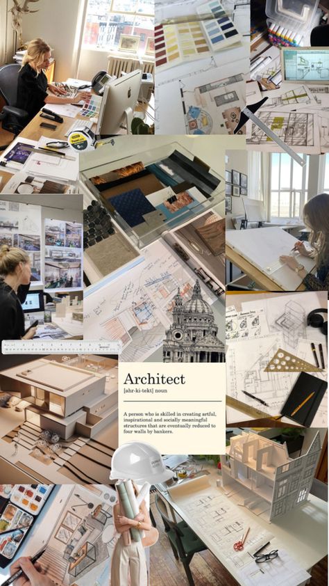 Architect Collage, Mini Library In Bedroom, Fotos Hd 4k, Architecture Career, Architect Jobs, Architecture Jobs, Architecture Blueprints, Architecture Drawing Plan, Interior Architecture Drawing