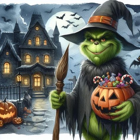 Grinch Halloween, Grinch Images, Grinch Png, 90s Halloween, Funny Xmas, Holiday Movie, Halloween Clipart, Halloween Trick Or Treat, Halloween Hacks