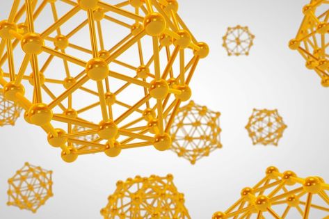 Science abstract molecules on a white ba... | Premium Photo #Freepik #photo #gold Gold Science, Abstract Science, Dna Molecule, Science Background, About Science, Photo Gold, Glass Structure, Background 3d, Web Icons