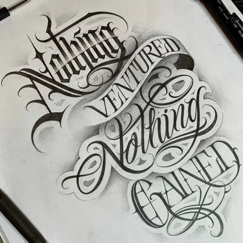 Chicano Tattoos Lettering, Tattoo Lettering Alphabet, Tattoo Lettering Design, Lettering Styles Alphabet, Chicano Lettering, Hourglass Tattoo, Tattoo Lettering Styles, Cool Tattoo Drawings, Tattoo Outline Drawing