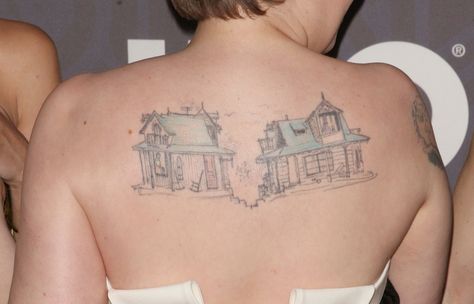 guide, tips & good info on tattoos Best Celebrity Tattoos, Brooklyn Tattoo, 12 Tattoos, Upper Back Tattoos, Tattoo Skin, Bicep Tattoo, Lena Dunham, Time Tattoos, Celebrity Tattoos