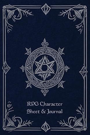 RPG Character Sheet & Journal: Comprehensive DnD Notebook with Character Sheets, Session Notes, Spell Tracker, and More for 5e Campaigns (Blue) Spell Tracker, Dnd Notebook, Rpg Character Sheet, Dnd Character Sheet, Pharmacy Books, Character Sheets, Book Of The Month, Character Sheet, Dnd Characters