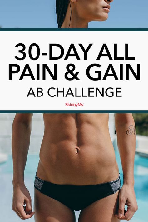 Ab Challenge, 30 Day Challenge, Stubborn Belly Fat, Abs Workout, Belly Fat, Health Benefits, Get Fit, Fitness Tips, At Home Workouts