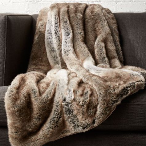 CB2 - Holiday Flipbook 2020 - Light Grey Faux Fur Throw Grey Faux Fur Throw, White Faux Fur Throw, Modern Throw Blanket, Fur Blankets, Grey Throw Blanket, Chunky Knit Throw Blanket, Decorative Throws Blanket, Sheepskin Throw, Wool Throw Blanket