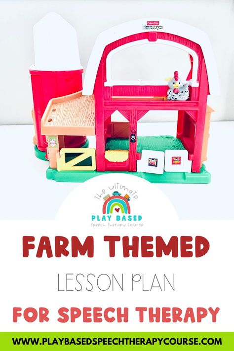 Farm Preschool Activities Lesson Plans, Farm Preschool Activities, Books For Speech Therapy, Early Intervention Activities, Preschool Farm, Speech Therapy Crafts, Preschool Speech Therapy, Farm Books, Farm Preschool