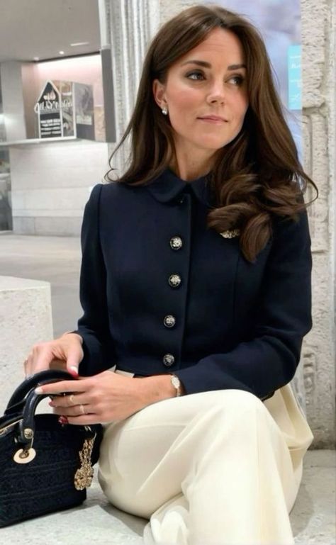 Lawyer Outfits Women, Kate Middleton New Hair, Kate Middleton Style Outfits, Lawyer Outfits, Attorney Outfit, Professional Wardrobe Essentials, Düşes Kate, Looks Kate Middleton, Kate Middleton Hair